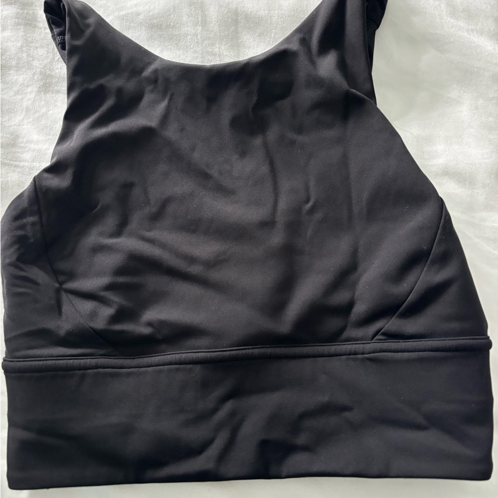 Lululemon Black High Neck Sports Bra